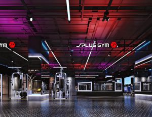 32-健身房MAX模型/健身房场景模型