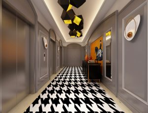 41-走廊/电梯间MAX模型/过道/电梯间场景模型