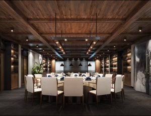 95-餐厅包房/包间MAX模型餐厅包房/包间场景模型