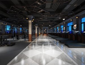 14-健身房MAX模型/健身房场景模型