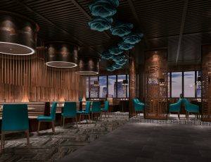 73-餐厅/自助餐厅/火锅店/MAX模型餐厅/自助餐厅/火锅店场景模型