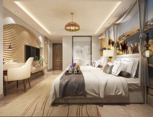 79-酒店客房/单间标间MAX模型酒店客房/单间标间场景模型