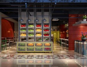 23-餐厅/自助餐厅/火锅店/MAX模型餐厅/自助餐厅/火锅店场景模型