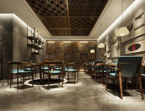 76-餐厅/自助餐厅/火锅店/MAX模型餐厅/自助餐厅/火锅店场景模型