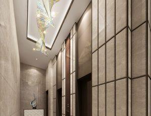 03-走廊/电梯间MAX模型/过道/电梯间场景模型