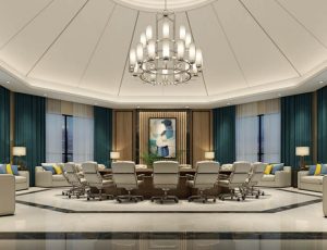 35-会议室/培训室MAX模型/开会培训室场景模型