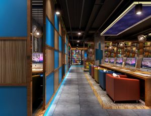 24-网吧/网咖MAX模型/公装工装网吧/网咖场景模型