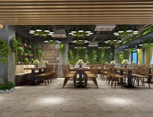 48-餐厅/自助餐厅/火锅店/MAX模型餐厅/自助餐厅/火锅店场景模型