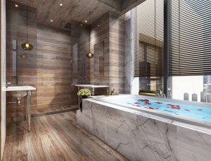 36-酒店卫生间MAX模型/公共卫生间场景模型