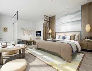 67-酒店客房/单间标间MAX模型酒店客房/单间标间场景模型