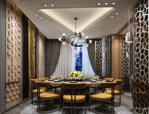 90-餐厅包房/包间MAX模型餐厅包房/包间场景模型