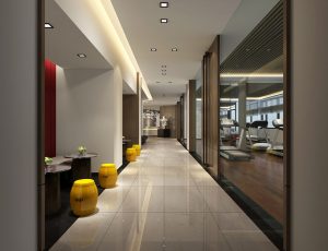 32-走廊/电梯间MAX模型/过道/电梯间场景模型