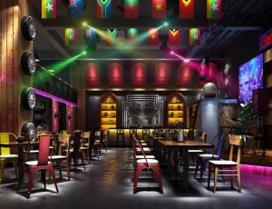 20-酒吧MAX模型/公装工装KTV酒吧场景模型