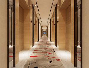 22-走廊/电梯间MAX模型/过道/电梯间场景模型