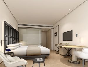 06-酒店客房/单间标间MAX模型酒店客房/单间标间场景模型