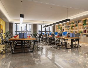 40-办公室MAX模型/办公大厅场景模型