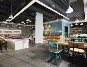 03-餐厅/自助餐厅/火锅店/MAX模型餐厅/自助餐厅/火锅店场景模型