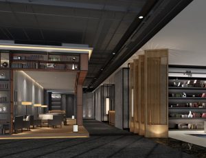 36-会客室/接待室MAX模型/贵宾接待/接待区场景模型