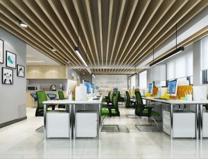 39-办公室MAX模型/办公大厅场景模型