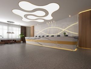 34-办公室MAX模型/办公大厅场景模型