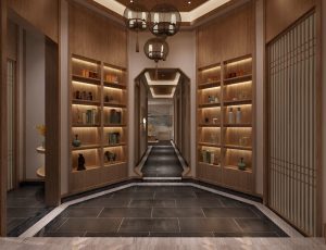 44-走廊/电梯间MAX模型/过道/电梯间场景模型