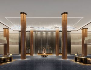 05-酒店大堂MAX模型/酒店大堂场景模型