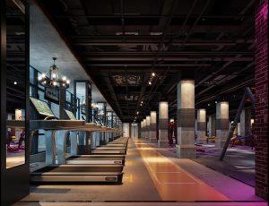 04-健身房MAX模型/健身房场景模型