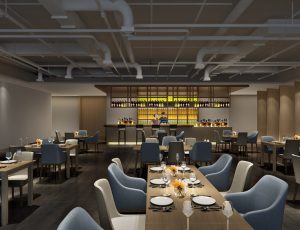 47-餐厅/自助餐厅/火锅店/MAX模型餐厅/自助餐厅/火锅店场景模型