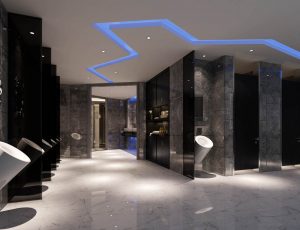 12-酒店卫生间MAX模型/公共卫生间场景模型