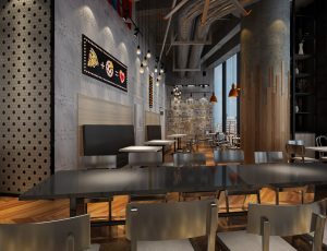 07-餐厅/自助餐厅/火锅店/MAX模型餐厅/自助餐厅/火锅店场景模型