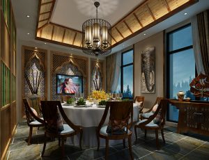 60-餐厅包房/包间MAX模型餐厅包房/包间场景模型