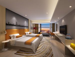 55-酒店客房/单间标间MAX模型酒店客房/单间标间场景模型