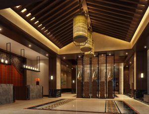 16-前台/服务台/接待台MAX模型前台/服务台场景模型