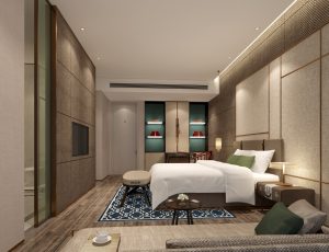 05-酒店客房/单间标间MAX模型酒店客房/单间标间场景模型