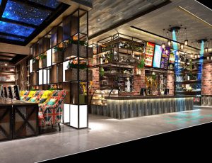 22-网吧/网咖MAX模型/公装工装网吧/网咖场景模型