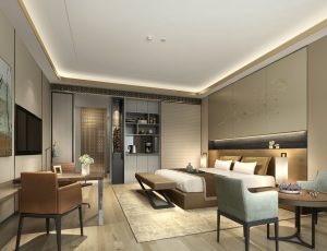 27-酒店客房/单间标间MAX模型酒店客房/单间标间场景模型