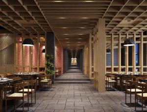 69-餐厅/自助餐厅/火锅店/MAX模型餐厅/自助餐厅/火锅店场景模型