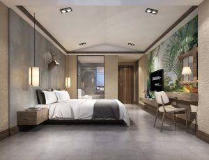 71-酒店客房/单间标间MAX模型酒店客房/单间标间场景模型