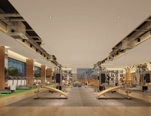 19-健身房MAX模型/健身房场景模型