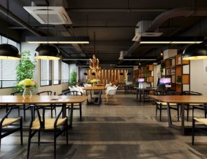 19-办公室MAX模型/办公大厅场景模型