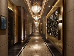 18-走廊/电梯间MAX模型/过道/电梯间场景模型