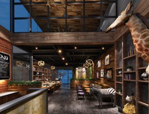 11-咖啡馆/面包房MAX模型/咖啡馆/面包房场景模型