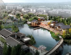 [44]MAX建筑效果图模型/室外鸟瞰/景观/单体建筑MAX模型