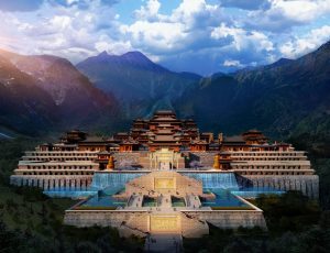 [42]MAX建筑效果图模型/室外鸟瞰/景观/单体建筑MAX模型