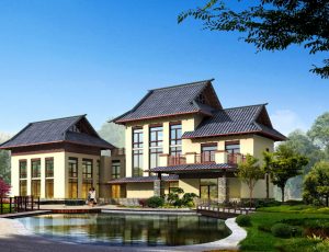 [66]MAX建筑效果图模型/室外鸟瞰/景观/单体建筑MAX模型