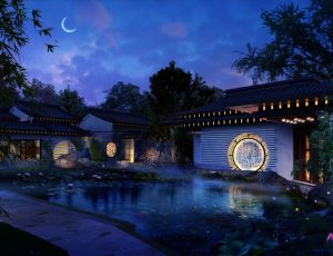 [84]MAX建筑效果图模型/室外鸟瞰/景观/单体建筑MAX模型