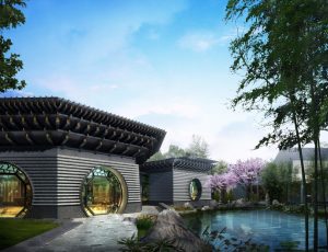 [14]MAX建筑效果图模型/室外鸟瞰/景观/单体建筑MAX模型