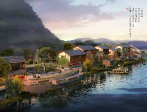 [82]MAX建筑效果图模型/室外鸟瞰/景观/单体建筑MAX模型