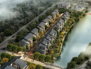 [107]MAX建筑效果图模型/室外鸟瞰/景观/单体建筑MAX模型