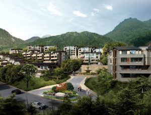 [89]MAX建筑效果图模型/室外鸟瞰/景观/单体建筑MAX模型